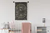 MuchoWow® Wandteppich Wandbehang Vintage - Motor - Grün Produktbild-Vorschau 2