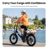 Touroll S3 Faltbares E-Bike 20×3.0 Zoll Fatbike, 65 km Produktbild-Vorschau 11