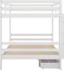 Etagenbett mit Lattenrost, 140x200 cm, Kinderbett mit Produktbild-Vorschau 11