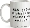 Mr. & Mrs. Panda Pott Spruch Schulanfang Inspiration - Weiß Produktbild-Vorschau 3