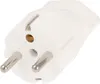 Adapter szwajcarski biały z wtyczki szwajcarskiej 3pin na Podgląd zdjęcia produktu 2