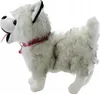A plush husky dog toy standing on a white background. Náhľad obrázku produktu