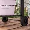 Outsunny Holzkohlegrill Grillwagen Grill BBQ Holzkohle Produktbild-Vorschau 7