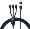 Baseus Flash Series USB cable 3in1 100W 1,2m blue Náhled obrázku produktu 1