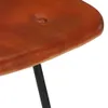 The Living Store Barhocker 2 Stk. Braun Echtleder Produktbild-Vorschau 8