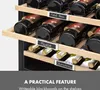 Szafka na wino Klarstein, 2 strefy, mała, 85 l, szklane Podgląd zdjęcia produktu 7