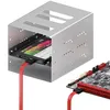 deleyCON 60 cm SATA 3 Kabel Nylon 6 Gbit/s Datenkabel SATA Produktbild-Vorschau 5