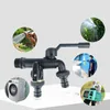 INF Rubinetto dell'acqua con due uscite e valvola Rame Anteprima dell’immagine prodotto 5