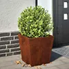 vidaXL Pflanzkübel 2 Stk. 40x40x40 cm Wetterfester Stahl Produktbild-Vorschau 2