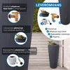 4rain VASO 2in1 DECOR regenton 220 L graphite grey incl. Productafbeelding-voorbeeld 4