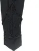 Leggings - 3/4 Capri mit Spitze - schwarz - one size - Produktbild-Vorschau 9