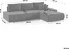 FEDVE Ecksofa Eckcouch DHAKA L Form Sofa mit Schlaffunktion Produktbild-Vorschau 7