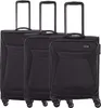 travelite Chios 4W Trolley L / M / S Black black 78cm Náhled obrázku produktu 11