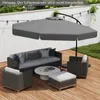 Parasol COSTWAY Ø300 cm, parasol typu „ampel” z osłoną z Podgląd zdjęcia produktu 2