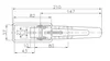 UNITRAILER Seitenschloss ZB-01 BV 10-1 Bordwandverschluss Produktbild-Vorschau 7