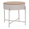 Sisco table basse , table d'angle Ø40cm beige, gris. Voir les images du produit 3