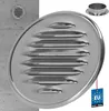 KOTARBAU® Lüftungsgitter 100mm Edelstahl Rund Abluftgitter Produktbild-Vorschau 1