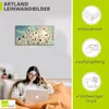 ARTland Leinwandbild Wollgras Größe: 150x75 cm Produktbild-Vorschau 3