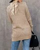 ASKSA Damen lässig Langarm Strickpullover lässigStrickjacke Produktbild-Vorschau 3