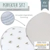 Set di 2 lenzuola con angoli in cotone per neonati 90x40 Anteprima dell’immagine prodotto 3