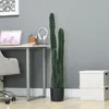 Outsunny Cactus artificiel grand réalisme plante Voir les images du produit 3