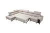 L-förmiges Sofa mit Schlaffunktion Eckcouch GREKO XI Grau Produktbild-Vorschau 8