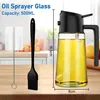 Ölsprüher 2 in 1 – 500ml Glasflasche mit Silikonpinsel und Produktbild-Vorschau 5