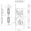 DORMAKABA Magnetfallenschloss Cludo WC mit 2-fach Produktbild-Vorschau 2