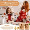 Weihnachts-Keksformen 2er-Pack, 3D Holzbackformen, DIY Produktbild-Vorschau 4