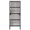 vidaXL Libreria Grigio Sonoma 78,5x33x82 cm Materiale Anteprima dell’immagine prodotto 5