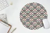 MuchoWow® Mauspad Mousepad Muster - Retro - Blumen 30x30 cm Produktbild-Vorschau 6