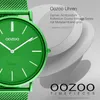 Oozoo Orologio da polso in maglia metallica verde Serie Anteprima dell’immagine prodotto 4
