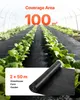 VEVOR Unkrautvlies 2x50 m Gartenvlies 100 g/㎡, Unkrautmatte Produktbild-Vorschau 3