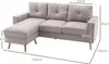 HOMCOM Ecksofa Eckcouch in L-Form, Eckgarnitur in Produktbild-Vorschau 3