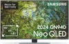 A Samsung Neo QLED TV displaying a colorful, abstract image. Produktbild-Vorschau