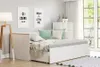 Łożko rozkładane HELIOS z dwoma szufladami 200x80/200x160 Podgląd zdjęcia produktu 1