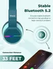 iClever BTH12 Kinderkopfhörer Bluetooth mit LED-Lichtern, Produktbild-Vorschau 4