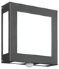 CMD 62/BM Wandleuchte Edelstahl anthrazit IP44 28x28cm E27 Produktbild-Vorschau 1