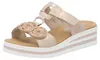 Rieker Damen Pantolette mit Strass und Metallic Schimmer Produktbild-Vorschau 3