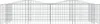 vidaXL Gabionový záhon s vysokým oblúkom 200x100x50 cm Náhľad obrázku produktu 3