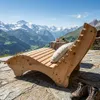 Holzliege Wellenliege Waldsofa Relaxliege Gartenliege Produktbild-Vorschau 1