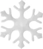 120 Schneeflocken 35mm Eiskristalle Streuteile weiß Stoff Produktbild-Vorschau 3