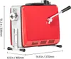 A red and silver pipe cleaning machine with a handle and legs, shown from a side-diagonal angle. Anteprima dell’immagine prodotto