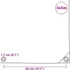 vidaXL Plandeka 650 g/m² 3x5 m szara Podgląd zdjęcia produktu 6