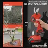 Balení 3 kusů elektrických zahradnických nůžek, výkonné Náhled obrázku produktu 8