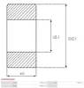 AS-PL Lager Kugellager Rillenkugellager 17,00x30,00x7,00xmm Produktbild-Vorschau 2