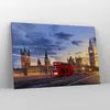 Bild auf Leinwand - Leinwandbild - London Bus - 120x80cm - Produktbild-Vorschau 4