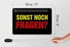Blechschild Spruch 30x20cm sonst noch Fragen Schild Produktbild-Vorschau 5