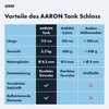 Antivol de vélo AARON Tank avec clé, chaîne de 115 cm Voir les images du produit 6