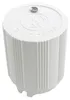 A white GIACOMINI handregulierkappe for a floor heating manifold. Produktbild-Vorschau
